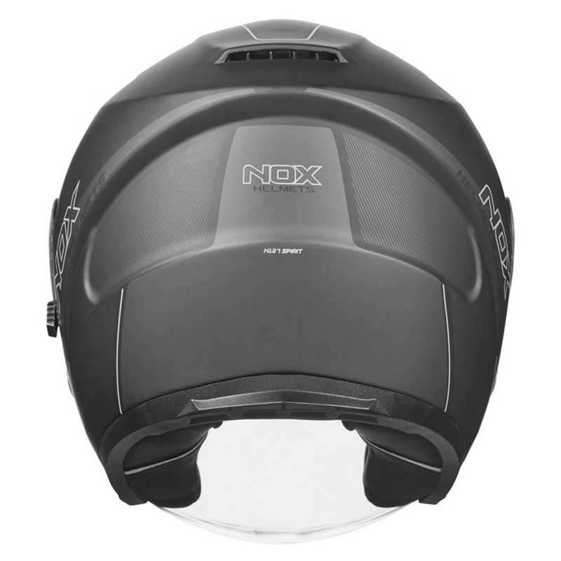 Otvorena motociklistička kaciga NOX N128 Spirit crna-titan