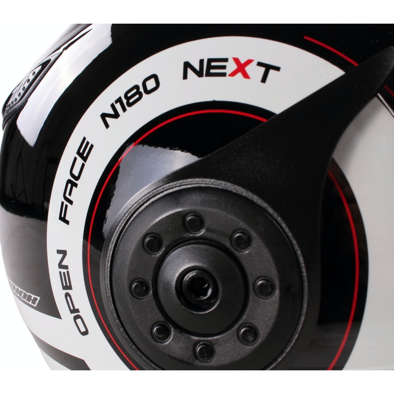 Nox N180 Next Open Face kaciga za skuter crno-bijela rasprodaja