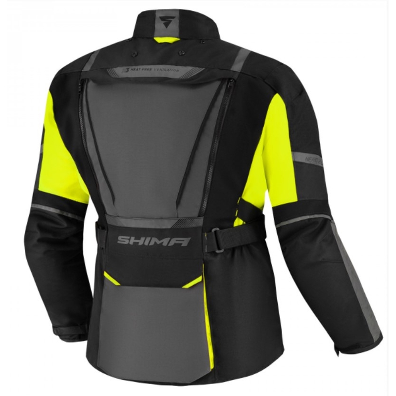 Shima Hero 2.0 motoristička jakna crno-siva-fluo žuta