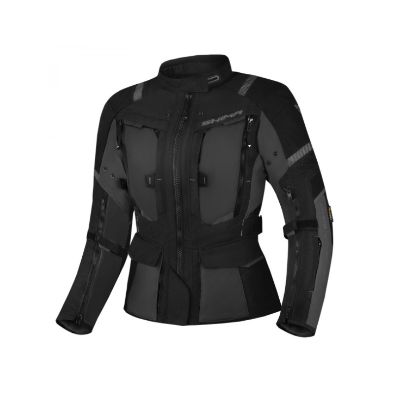 Ženska motoristička jakna Shima Hero 2.0 crna