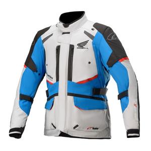Motociklistička jakna Alpinestar Andes Drystar Honda sivo-crna-plavo-crvena