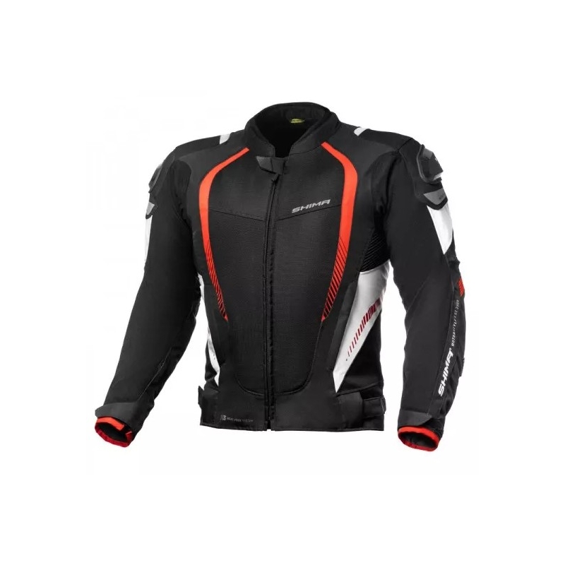 Shima Mesh Pro motoristička jakna crno-crvena