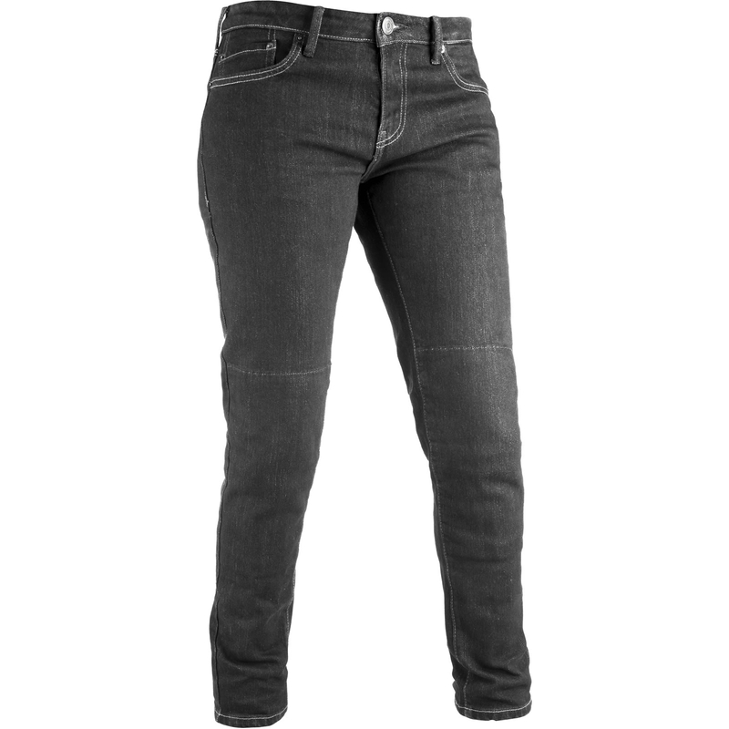 Ženske motociklističke traperice Oxford Original Approved Jeans Slim fit crne rasprodaja