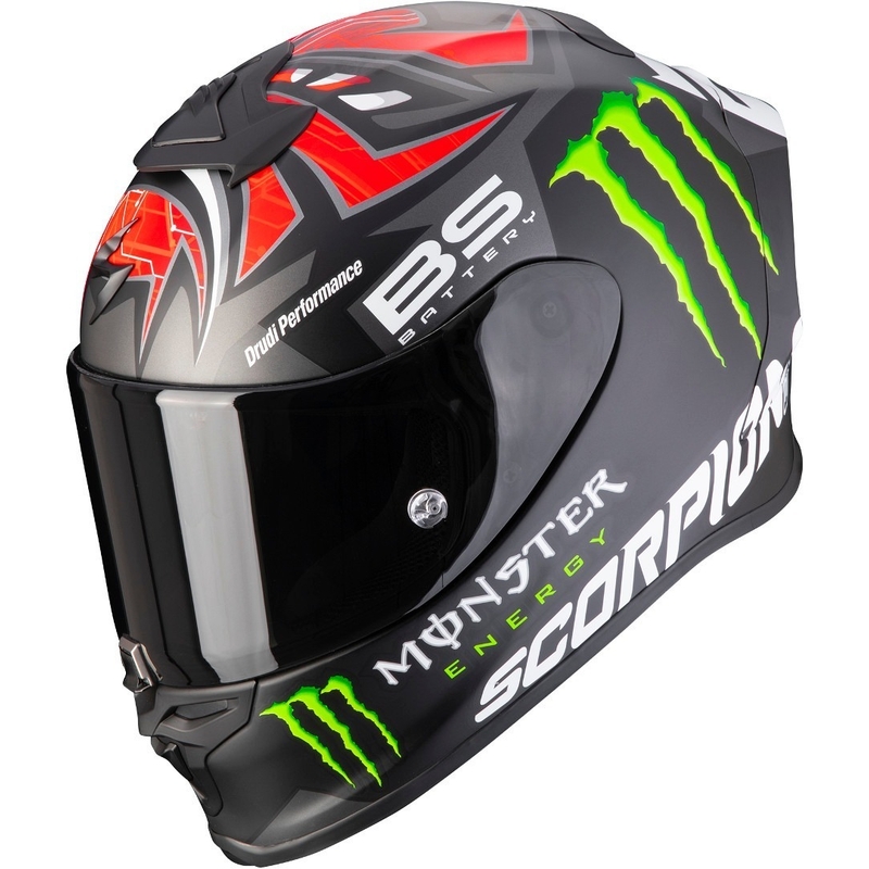 Integralna motociklistička kaciga Scorpion EXO-R1 Air Fabio Monster Replica crvena
