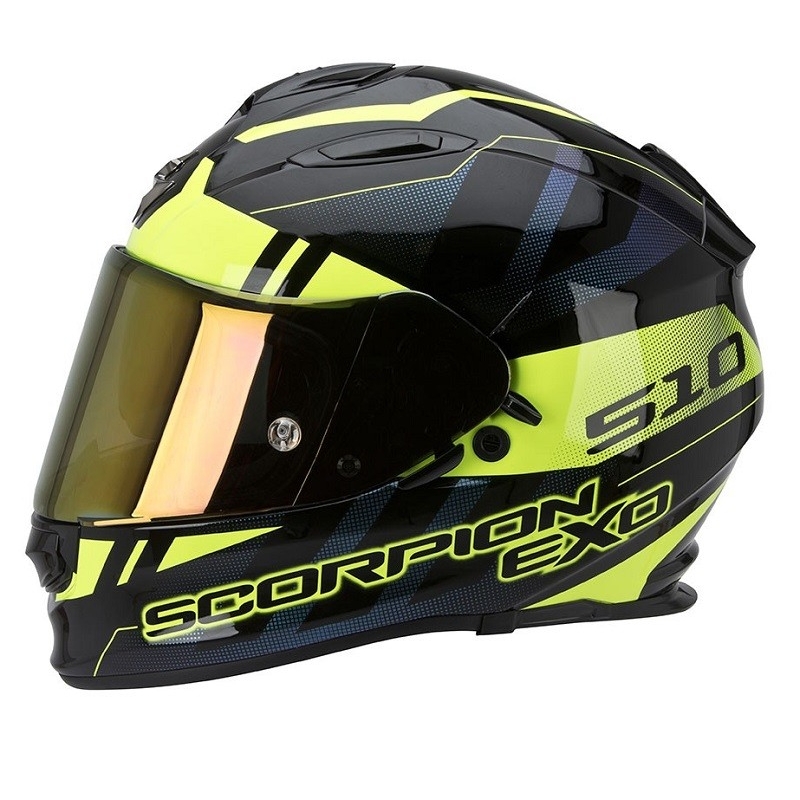 Motoristička integralna kaciga Scorpion EXO-510 Stage crno-žuta rasprodaja
