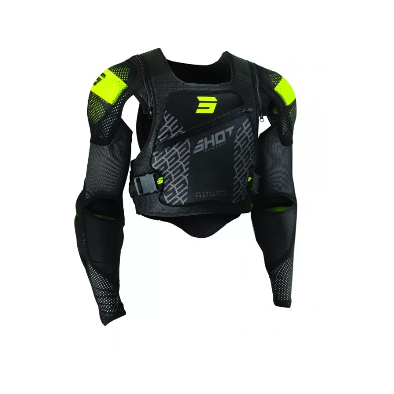 Dječja zaštita za tijelo Shot Ultralight 2.0 crno-fluo žuta
