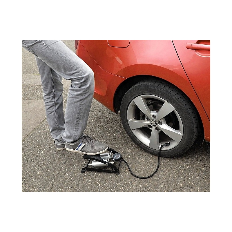 Dva klipa za napuhavanje stopala s manometrom TÜV/GS