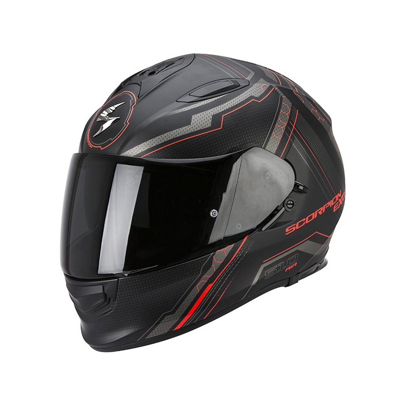 Scorpion EXO-510 Air Sync Black Matte Red Integralna motoristička kaciga rasprodaja