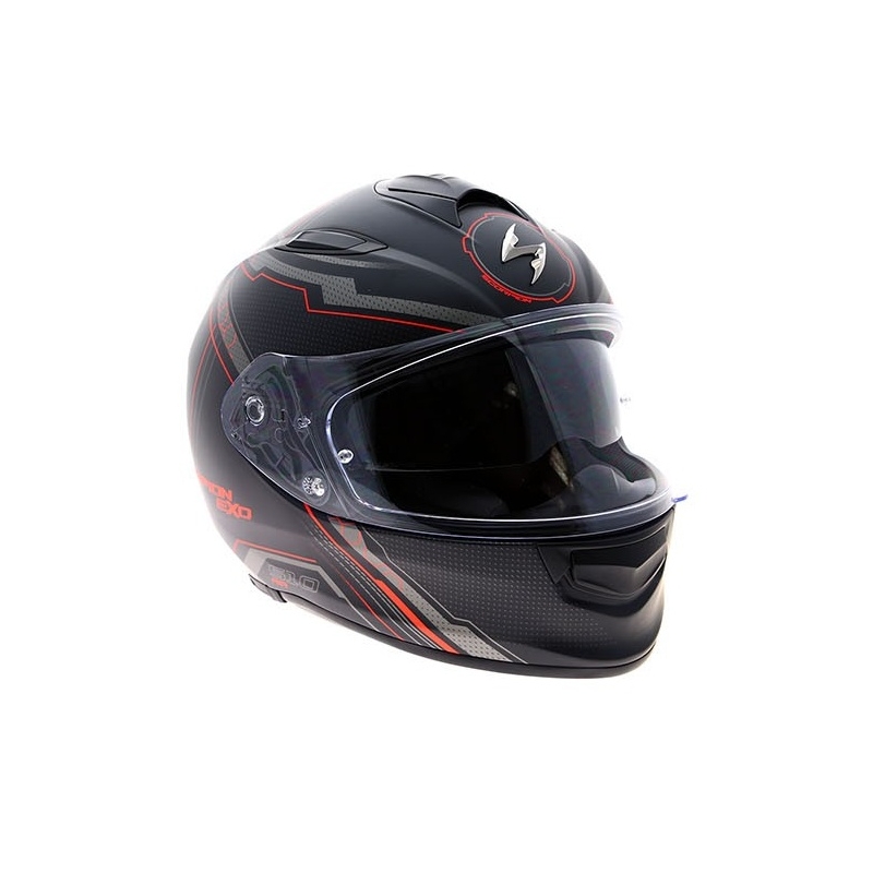 Scorpion EXO-510 Air Sync Black Matte Red Integralna motoristička kaciga rasprodaja