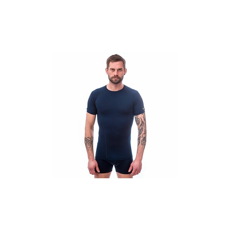 Muška majica kratkih rukava Sensor Merino Active tamnoplava rasprodaja