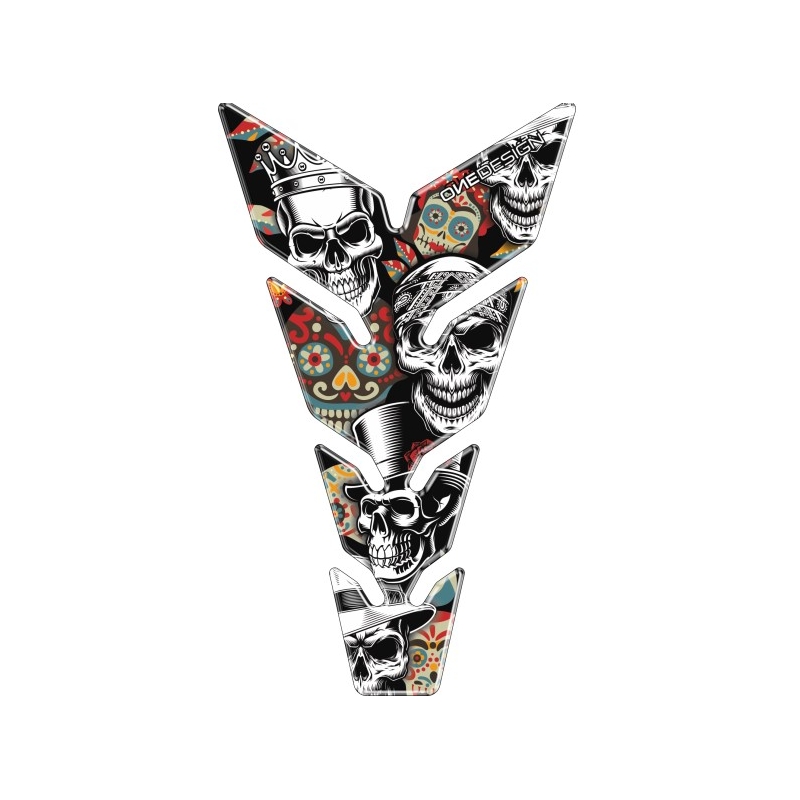 Ispis naljepnice spremnika goriva - Max Skulls2