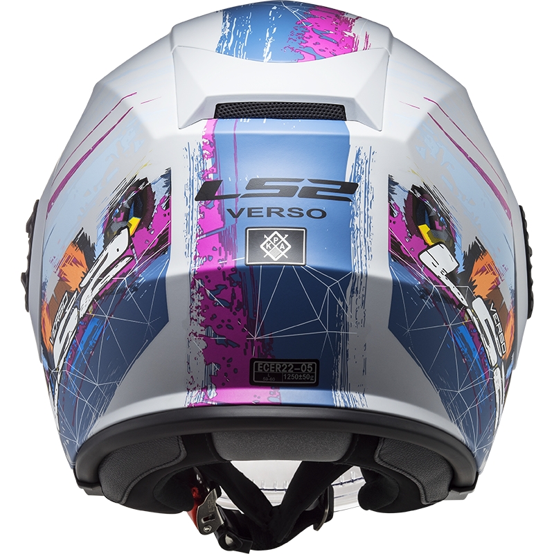 Otvorena motociklistička kaciga LS2 OF570 Verso Spring srebrno plava