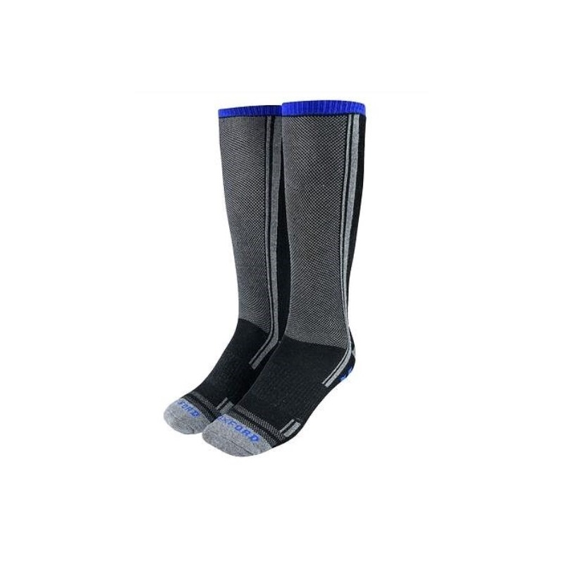Oxford čarape COOLMAX® sivo-crno-plave
