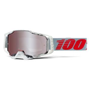 Naočale za motocross 100% ARMEGA X-Ray-Hiper srebrni pleksiglas