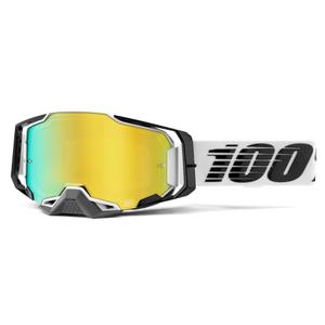 Motocross naočale 100% ARMEGA Atmos ogledalo zlatni pleksiglas