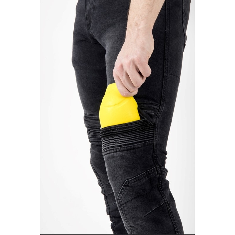 Motorističke traperice Ozone Hornet II crne