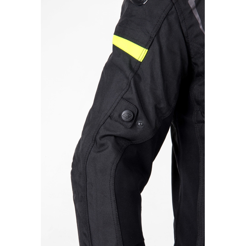Motociklistička jakna Ozone Pulse crno-fluo žuta
