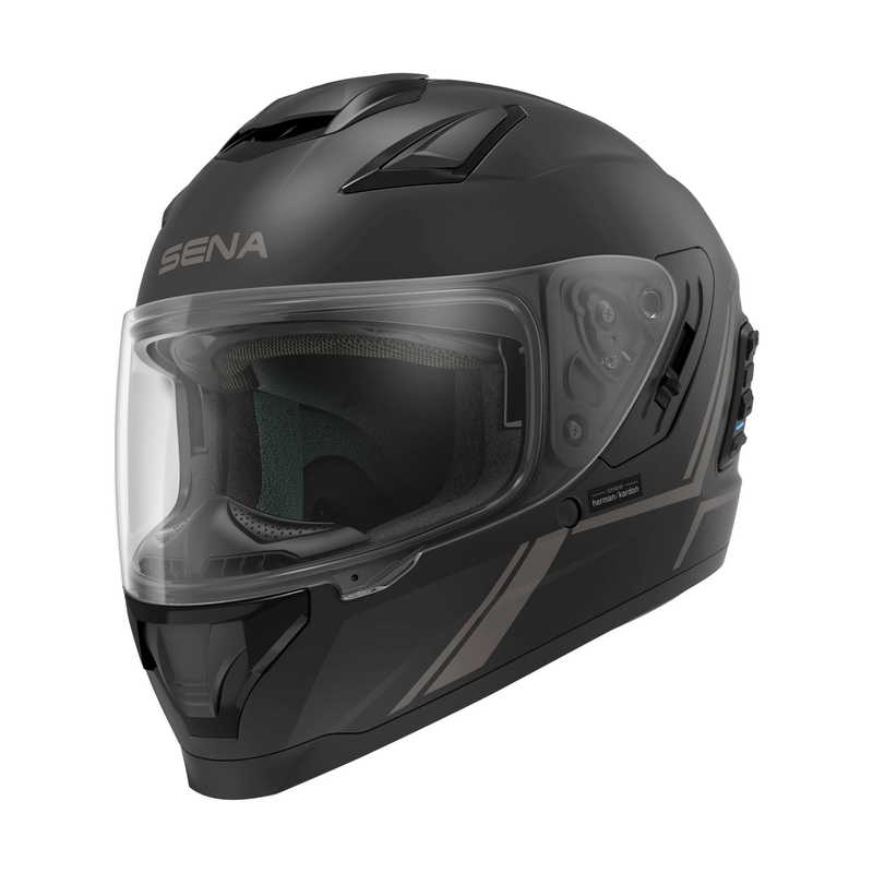 Integralna motociklistička kaciga s Mesh slušalicama SENA Stryker crna mat