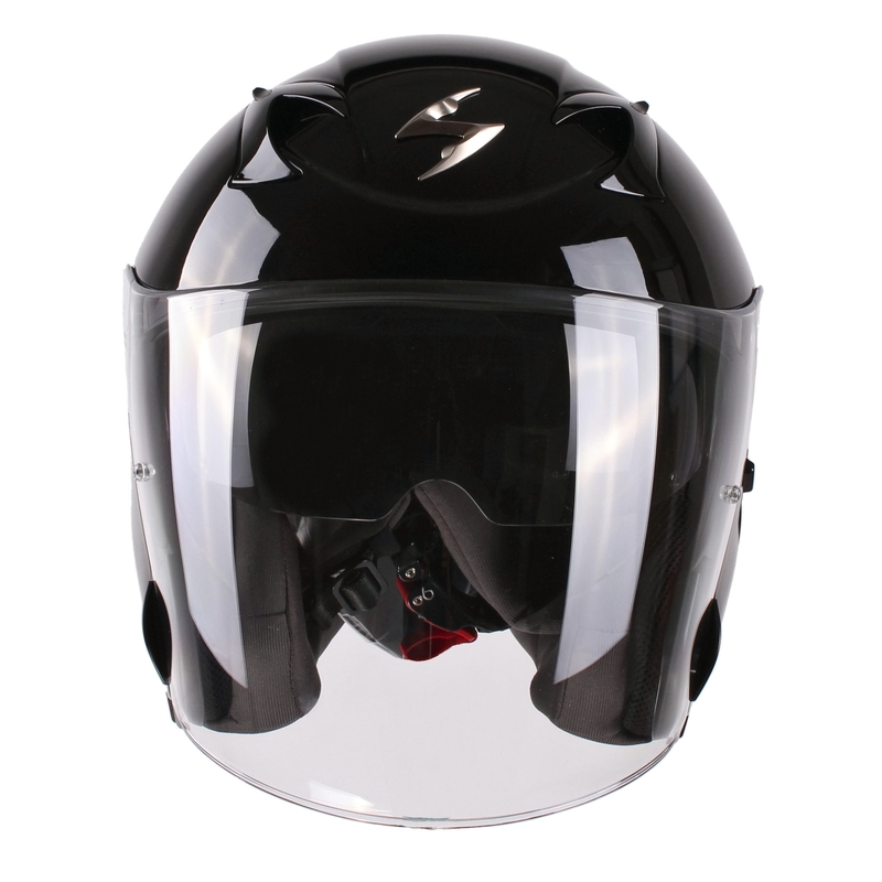 Scorpion EXO-220 motociklistička kaciga crna sjajna rasprodaja