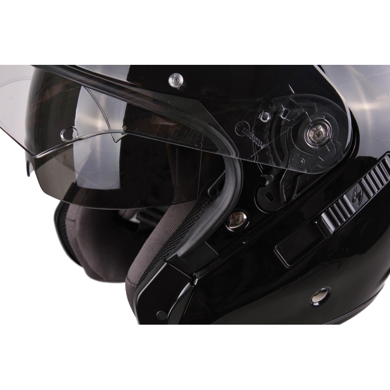 Scorpion EXO-220 motociklistička kaciga crna sjajna rasprodaja