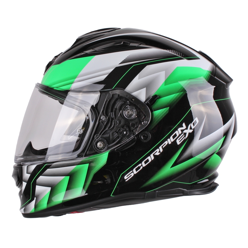 Motoristička integralna kaciga Scorpion EXO-510 Air Scale crno-zelena rasprodaja