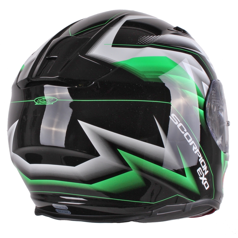 Motoristička integralna kaciga Scorpion EXO-510 Air Scale crno-zelena rasprodaja