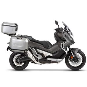 Kompletní sada hliníkových kufrů SHAD TERRA, 37L topcase 47L/47L boční kufry, včetně montážní sady a plotny SHAD HONDA X-ADV 750