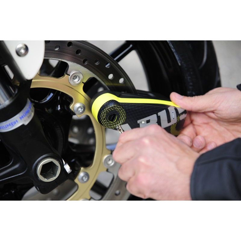 Abus Detecto 7000 RS1 disk alarmna brava žuta