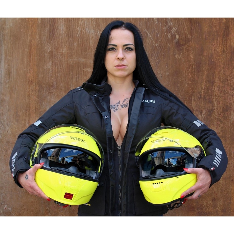Preklopna motociklistička kaciga RSA TR-01 Žuta rasprodaja