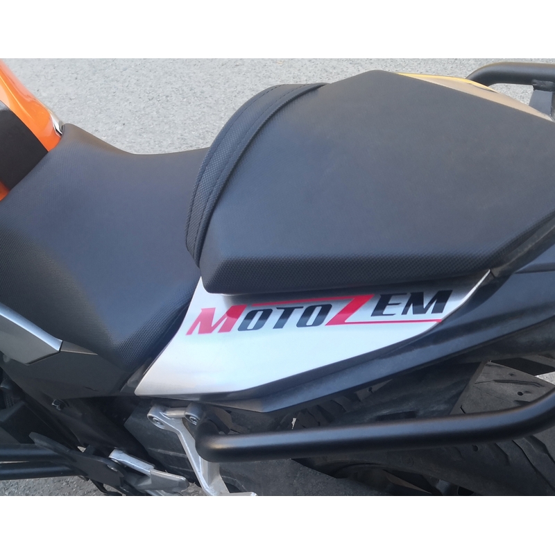 MotoZem logo naljepnica crna