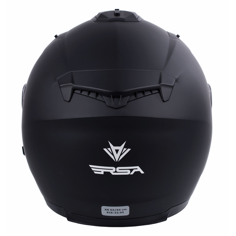 Otvorena motociklistička kaciga RSA Active crna mat - II. kvaliteta