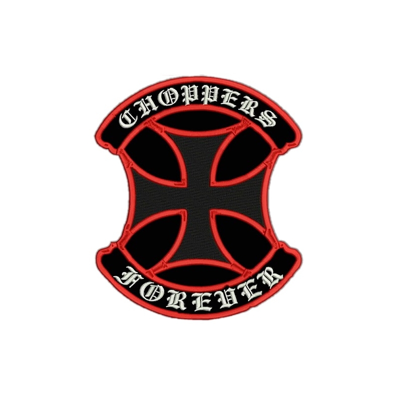 Patch Choppers štit crveni - veliki