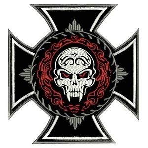 Zakrpa Križ s ornamentom - veliki