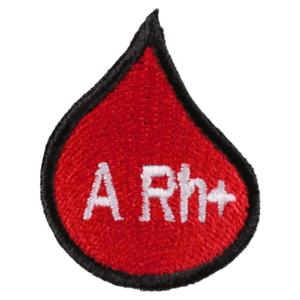 Flaster s padom krvne grupe A Rh+