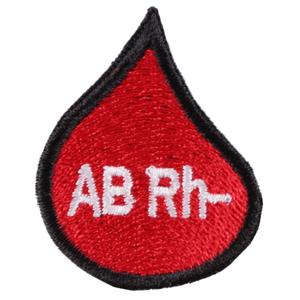 Flaster s padom krvne grupe AB Rh-