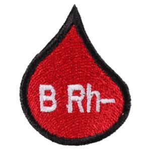 Flaster s padom krvne grupe B Rh-