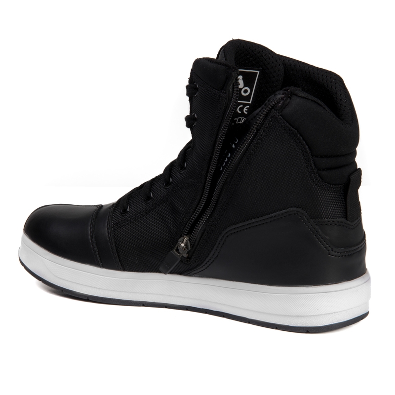 Motorističke čizme Ozone Spin crno-bijele