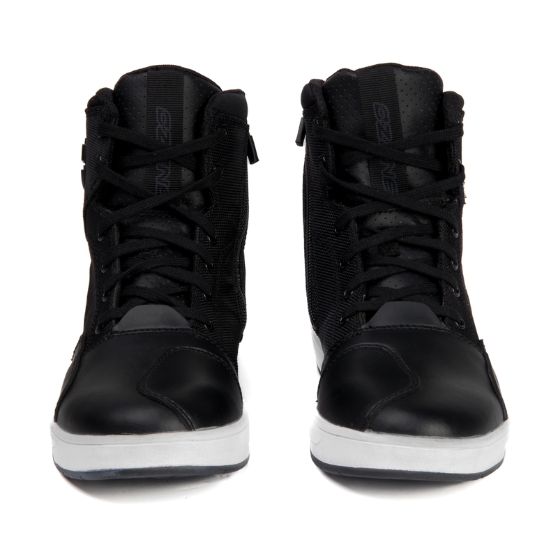 Motorističke čizme Ozone Spin crno-bijele