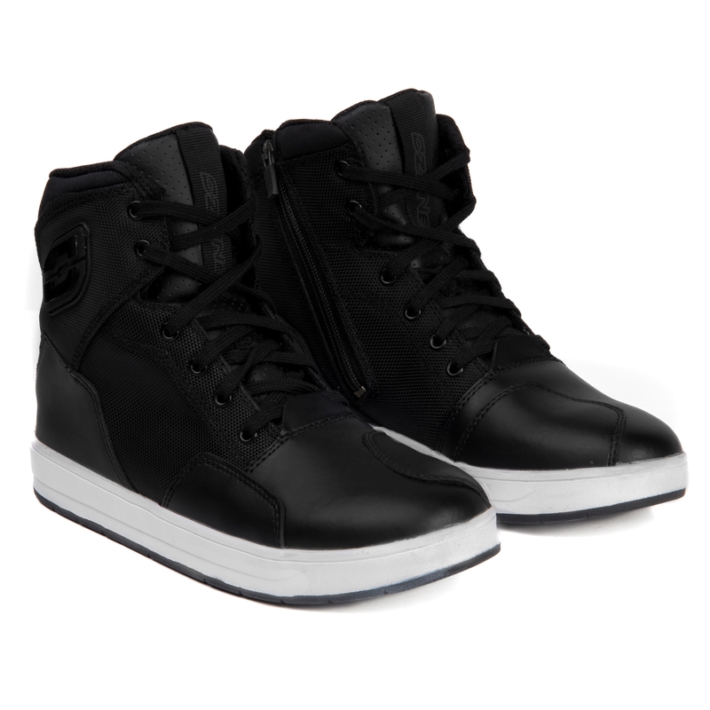 Motorističke čizme Ozone Spin crno-bijele