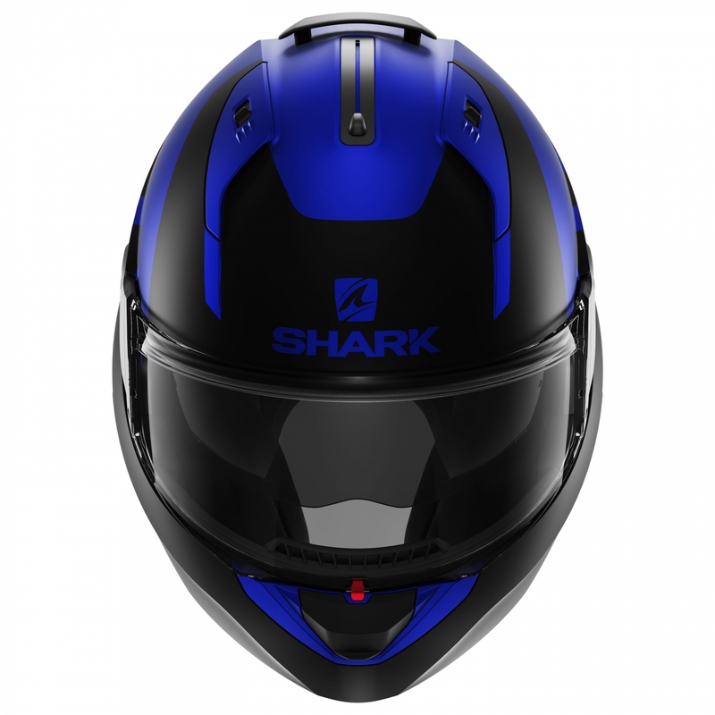 Preklopna kaciga SHARK EVO-ES Kedje crno-plava mat