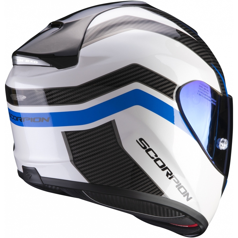 Integralna moto kaciga Scorpion EXO-1400 Air Fortuna bijelo-plava