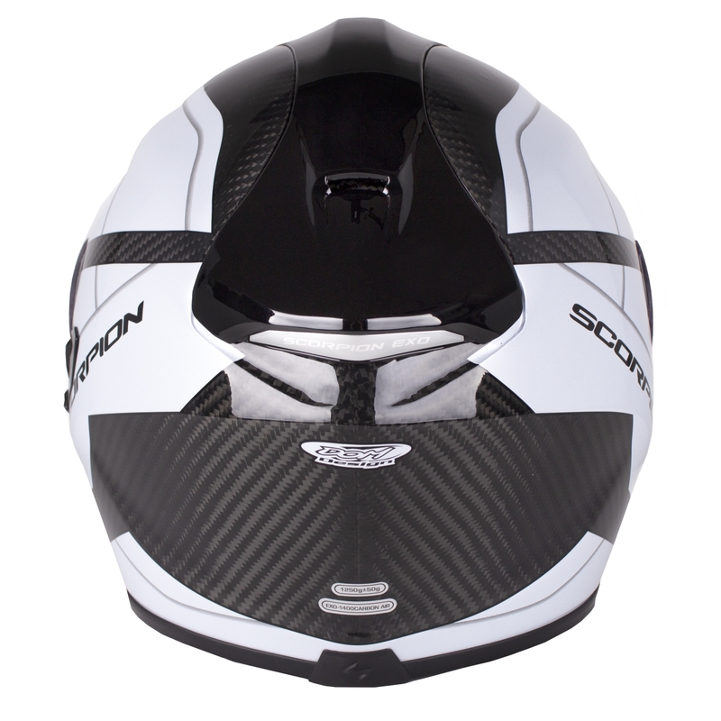 Scorpion EXO-1400 Carbon Air Legione kaciga za cijelo lice crno-bijela rasprodaja