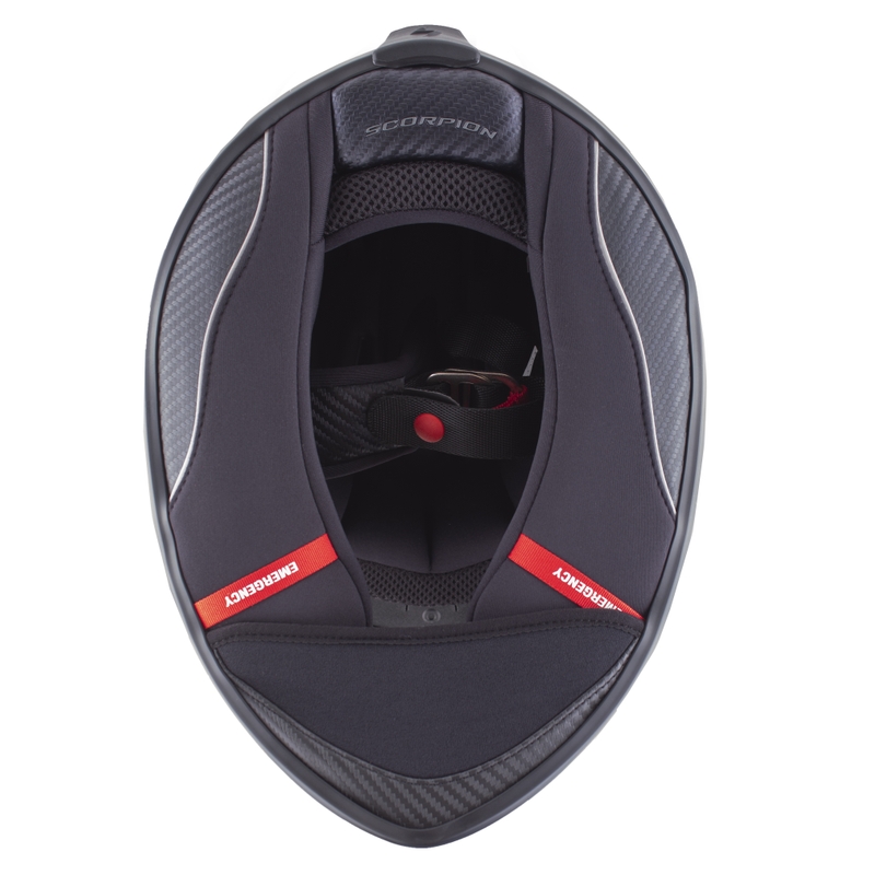Scorpion EXO-1400 Carbon Air Legione kaciga za cijelo lice crno-bijela rasprodaja