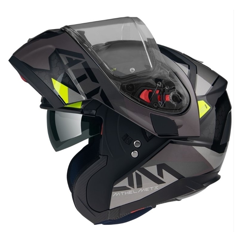 Motociklistička kaciga na preklop MT Atom SV W17 B2 siva