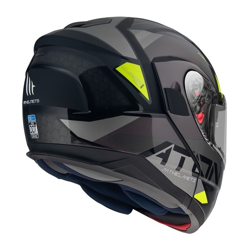 Motociklistička kaciga na preklop MT Atom SV W17 B2 siva