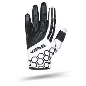 Dječje motorističke rukavice RSA MX EVO crno-bijele