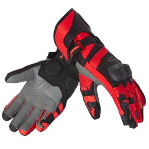 Motociklističke rukavice Rebelhorn Fighter crno-fluo crvene
