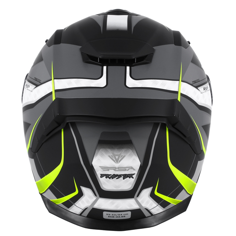 RSA Rapid Integral motociklistička kaciga crno-siva-bijela-fluo žuta rasprodaja