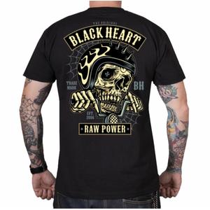 Black Heart Raw Power Chopper muška majica kratkih rukava