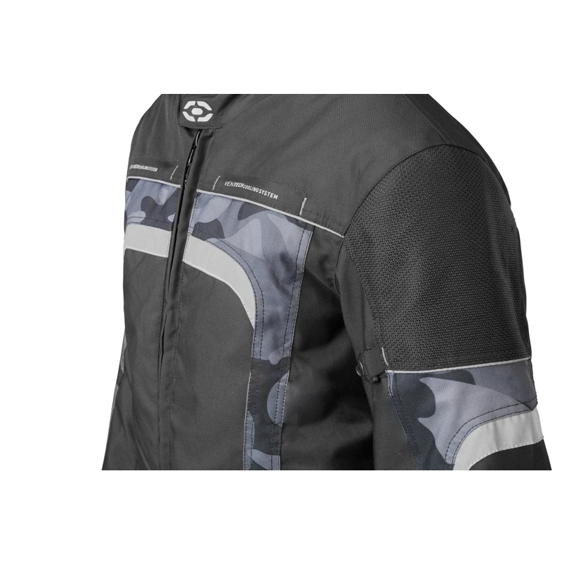 Motociklistička jakna 4SQUARE Titan crno-siva camo rasprodaja